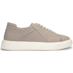 Resim Tamer Tanca Erkek Hakiki Deri Bej Sneakers & Spor Ayakkabı 1093 1335 Erk Ayk Y25 Bej Fltr Bej 