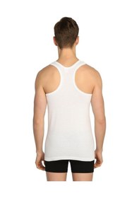 Resim Erkek Beyaz Renk Sporcu Atleti 3'lü Paket 0058 Beyaz 