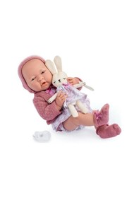 Resim Berenguer Boutique Oyuncak Bebek 38 Cm - Pembe Hırka Ve Tavşanlı 