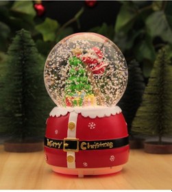 Resim Hediyebiziz Yılbaşı Kar Küresi Noel Işıklı Ve Müzikli Christmas Noel Baba -7 