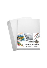 Resim Proje Tüpü Dar 1 Adet 50x70 Cm Resim Kağıdı 25 Adet Bozuka Proje Tüpü Silindir Proje Tüpü 