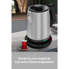 Resim Goldmaster Gusto Inox 11 Parça Avantajlı Elektronik Evlilik Paketi Elektrikli Mutfak Çeyiz Seti BY5752 