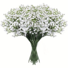 Resim 10/20/40 Adet Gerçek Dokunuşlu Yapay Gypsophila Yıldız Çiçek Buketi - Bakım Gerektirmeyen Premium Plastik Saplar, Ev Ofis Düğün Paskalya Sevgililer Günü Dekoru, Dış Mekan Bahçe Merkez Parçası ve Gelin Duşu Düzenlemesi, Düğün Çiçek Aranjmanı | Dekoratif Çiçekler | Zarif Çiçek Tasarımı, Buket Aksesuarları 