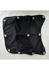 Resim Dashanshop Siyah 2li Set Evrensel Yarı Römork Yan Cam Güneşlik Mesh Örtü Ve Isı Yalıtım Perdesi 