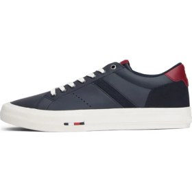 Resim Tommy Hilfiger TH HI VULC LTH STREET Lacivert Erkek Sneaker 