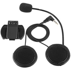 Resim V4 V6 İletişim Sistemleri İçin Mıc İle Motosiklet Kask İntercom Bluetooth Kulaklık 