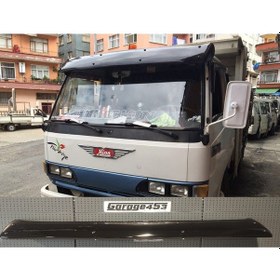 Resim Hıno Fb Ön Cam Güneşliği Mika Parlak Siyah Garage453 