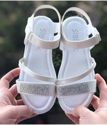 Resim Pandalina Kız Çocuk Sandalet Fashion Taşlı Sandalet Phylon (hafif) Yumuşak Taban Sandalet 