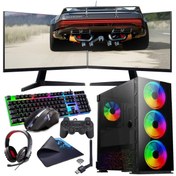 Resim INTEL I5 13400F 16GB 240SSD 1TB HDD 6GB GTX 1660S Çift 24" Mon. (Gaming SET) Rogame