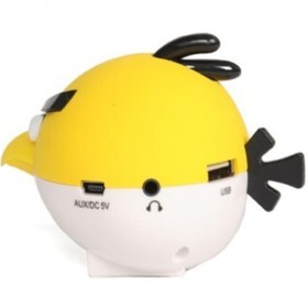 Resim yakpen Angry Bird Mp3 Çalar Hoparlör Radyo Çalar 