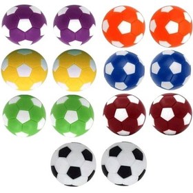Resim Homyl 14 Adet Langırt Topları Masa Futbol 1.42 Inç 36mm Aile 