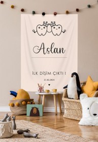 Resim Diş Kutlama Gününe Özel Kişiselleştirilebilir Duvar Örtüsü (#29) - 100 X 65 