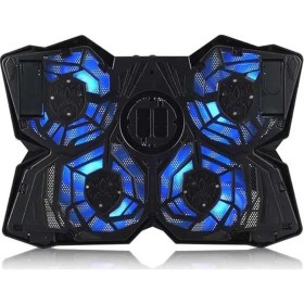 Resim Rory Dexim DNA001 13"-18" 4 Fan Ledli Notebook Soğutucu Stand Özel Sessiz Fan 