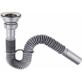 Resim Gri Körüklü Lavabo Sifonu N11.564 