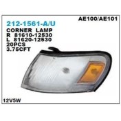 Resim DEPO-212-1561R-AE - Sınyal Lambası On Sag-(Sarı Cıkıntılı Duylu Ampullu)-(Toyota: Corolla "AE100" 93>94 ) 