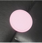 Resim Maiyame Pembe Silikon Bardak Altlığı - Kaymazsız Isı Yalıtımı - Araç Ve Ev Kullanıma Uygun - Dayanıklı Ve Yeniden Kullanılabilir 