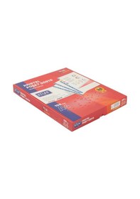 Resim Kristal Şeffaf Poşet Dosya Mavi Şeritli 90 Mikron 100'lü Paket Diğer 