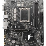 Resim MSI B660M Bomber Ddr4 Soket 1700 Ddr4 4600(OC) Pcı-E Gen 4 ,hdmı VGA M.2 Usb3.2 1x 1g Lan Matx 