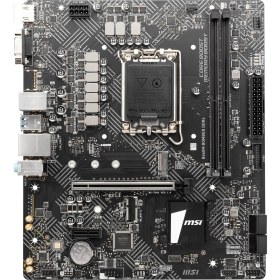 Resim MSI B660M Bomber Ddr4 Soket 1700 Ddr4 4600(OC) Pcı-E Gen 4 ,hdmı VGA M.2 Usb3.2 1x 1g Lan Matx 