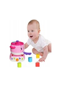 Resim Sıla Bebek İle Pilli Işıklı Ve Sesli 8 Parça Sevimli Mutfak Seti- Pembe 83447896 
