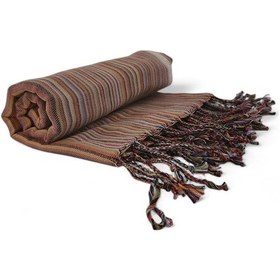 Resim Karatezgah El Dokuma Peştemal Toprak Rengi Kahverengi 