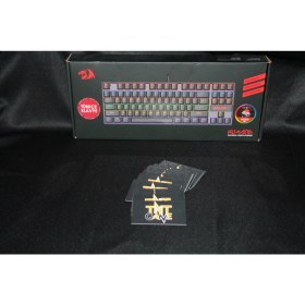 Resim Redragon K552-KR Kumara Red Switch Rainbow Tkl Tr Q Mekanik Siyah Kablolu Gaming (Oyuncu) Klavye 