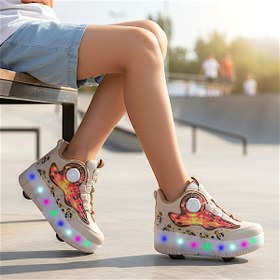 Resim sepona PATENLİ IŞIKLI SPOR AYAKKABISI 4 TEKERLEKLİ PATEN – ON/OFF Tuşlu 