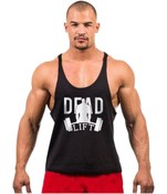 Resim Ghedto Dead Lıft Fitness Gym Tank Top Sporcu Atleti [siyah] 