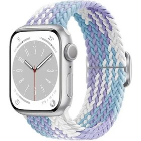 Resim iOs Uyumlu İçin Naylon Kayış İzle Ultra 2 Bant 49mm 40mm 44mm 41mm 38 45mm Elastik 39 Aurora 42mm 44mm 45mm 49mm 