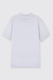Resim Erkek Çocuk Beyaz Polo Yaka Tişört 7 Yaş (122 cm) 