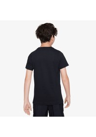 Resim Nike Nsw Tee Futura Hbr Çocuk Pamuklu Tişört Siyah 