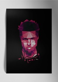 Resim Fight Club - Metal Baskı Duvar Tablosu - Tyler Durden 