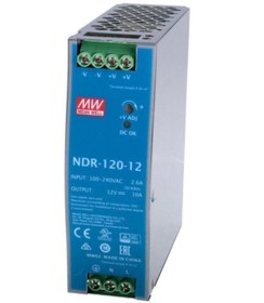 Resim Meanwell Edr-120-12 12vdc 10.0amp Dın Rai Güç Kaynağı 