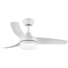 Resim 42 Inç Işıklı Modern Tavan Vantilatörü, Sessiz Dc Motor, 6 Hız ve Uzaktan Kumandalı 