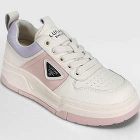 Resim Lufian Jennıfer Pembe Kadın Hakiki Deri Spor Ayakkabı Pembe 