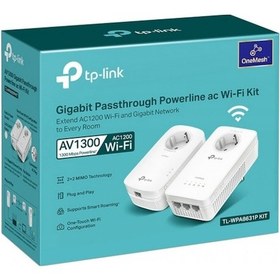 Resim TP-LINK TL-WPA8631P KIT EV Ofis Tipi PowerLi e Ağ Adaptörü 