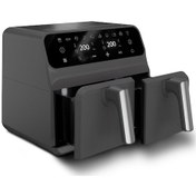 Resim Blaupunkt D7800 Taste Master Çift Hazneli Dokunmatik 4+4 LT Airfryer Fritöz 