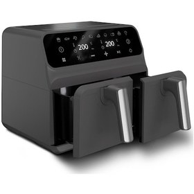 Resim Blaupunkt D7800 Taste Master Çift Hazneli Dokunmatik 4+4 LT Airfryer Fritöz 