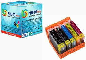 Resim Photo Print® Canon Pixma TS6251 PGI-580XL-CLI-581XL 5 Renk Muadil Kartuş Seti, BP-1604 