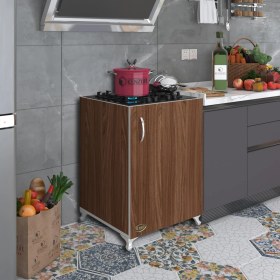 Resim Kenzlife ocak dolabı benek cvz 85*60*56 hazır mutfak ankastre gömme ocak için arkalıksız 