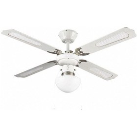 Resim Blyss Colours Lari 4 Ahşap Kanatlı 42" Aydınlatmalı Tavan Vantilatörü 