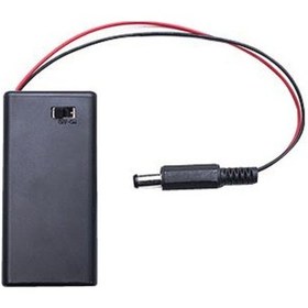 Resim 9V Pil Yuvası Kutulu ve Anahtarlı 