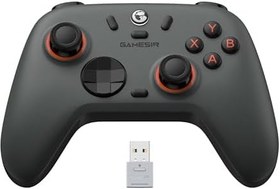 Resim GameSir Nova 2 Lite kablosuz kontrol cihazı, Hall efektli Joysticks & Triggers, 2.4G & Wired 1000 Hz polling rate, makro back butonları, PC GamePad PC/Switch/Steam/iOS/Android ile uyumlu (gri) 