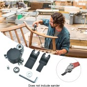 Resim Waige Açı Öğütücü Ahşap Kesme Açık Delik Kürek Salınımlı Alet Seti Metal Parlatma Adaptörü Kulaklık Seti (Boyut: M10) (Yurt Dışından) 
