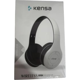 Resim Kensa Kulak Üstü Bluetooth Kulaklık Beyaz 