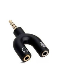Resim 3.5Mm Aux Telefon Laptop Kulaklık ve Mikrofon Ayırıcı Y Çoklayıcı 