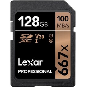 Resim Lexar 128gb 667x Sd Hafıza Kartı Uhs-ı C10 V30 4k (100mb/s) 