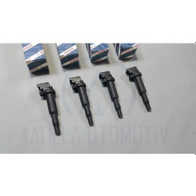 Resim 4 x BMW 5 SERİSİ E60 E61 N46N ATEŞLEME BOBİNİ TAKIM Bosch 