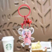 Resim Silver1 Iyi Şanslar Bebek Sevimli Karikatür Peluş Bebek Çanta Kolye Kız Öğrenci Bebek Asılı Anahtar (Yurt Dışından) 