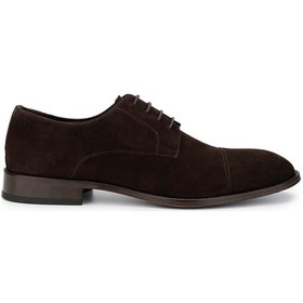 Resim Tamer Tanca Erkek Hakiki Deri Kahverengi Süet Klasik Ayakkabı 183 11006 Erk Ayk Y25 Khv Mts Suet Kahverengi 